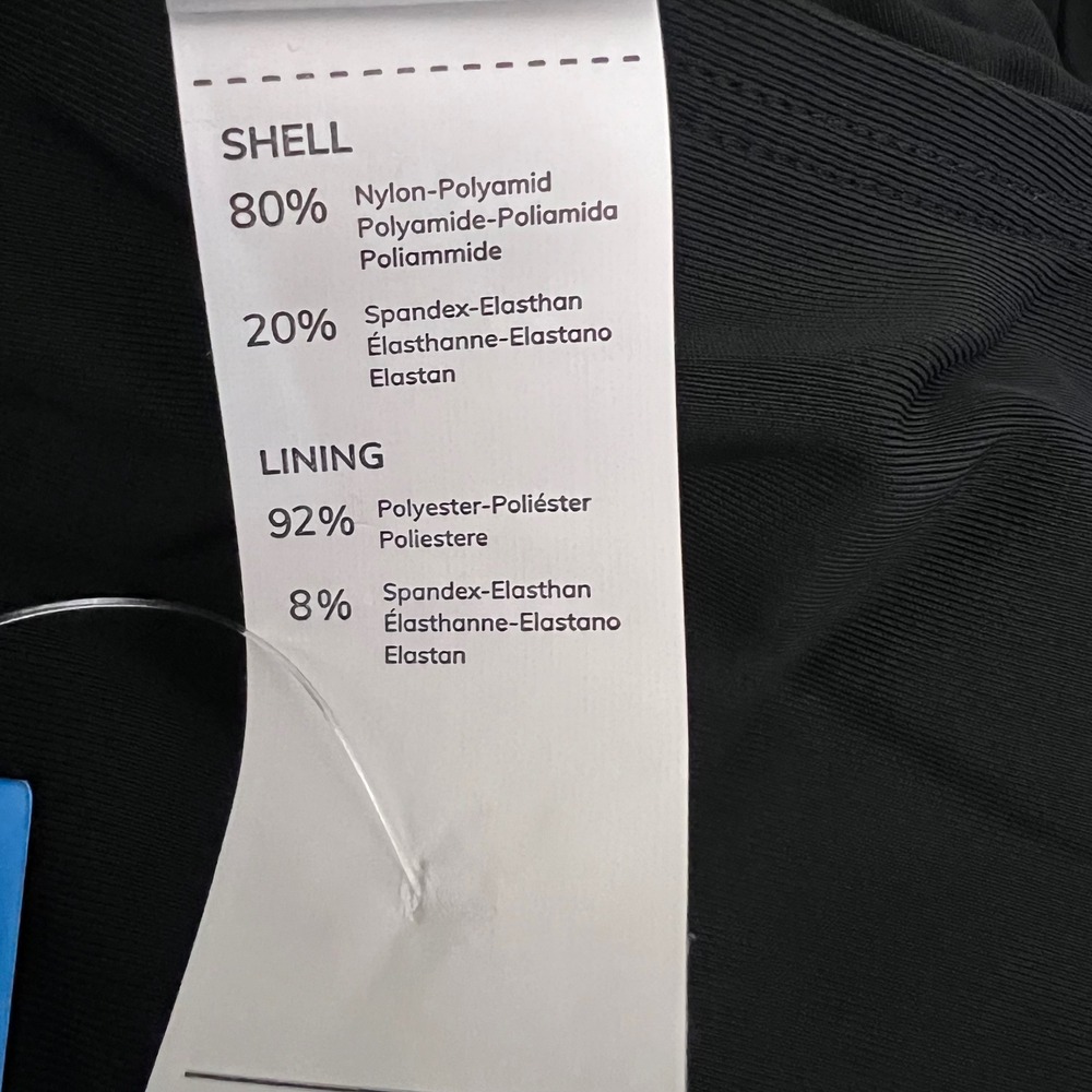 Cupshe Womens Black Ruched V-Neck One Piece Swimsuit Size Large  NWT - Picture 9 of 12